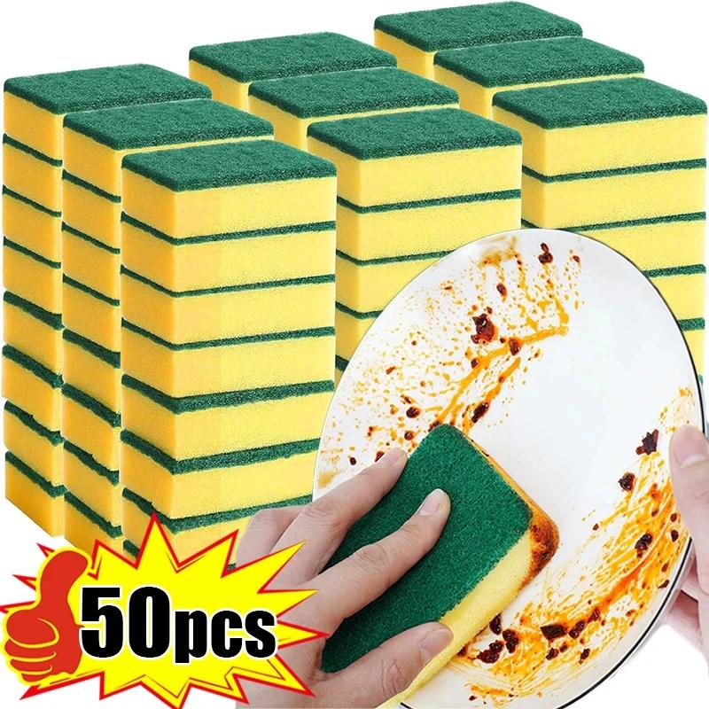 Highly absorbent double-sided sponge, magic cooker for cleaning, anti-rust sponge, cleaning brush, kitchen cleaning tool