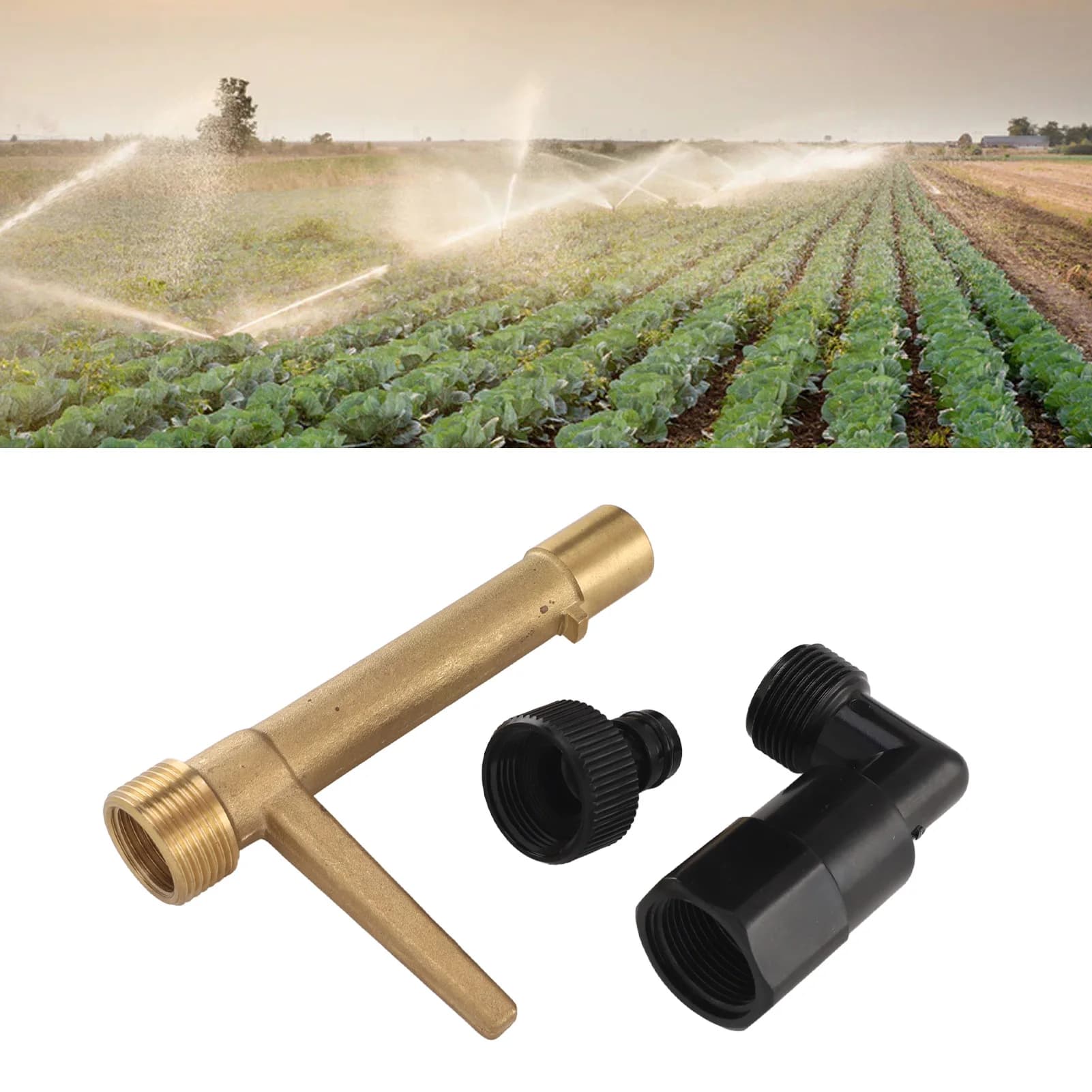 Chiave di accoppiamento rapido in ottone chiave della valvola di accoppiamento rapido G3/4 ottone antiruggine attacco rapido chiave tubo da giardino strumento di irrigazione sotterranea