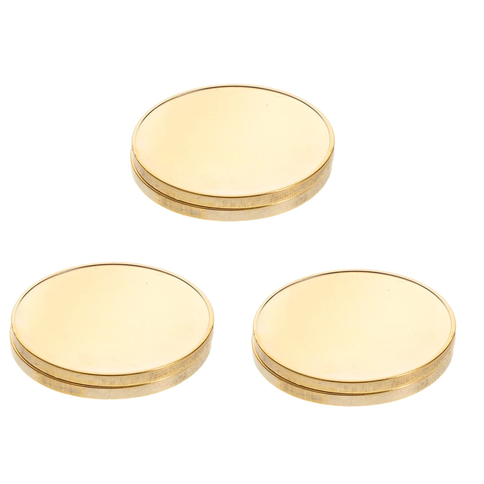 6 Pieces Empty Coins Engraved Metal Rounds of 1,73 Laser Engraving Powders, Fai-da-te Crafts, Memories, Wedding Gifts and Degree