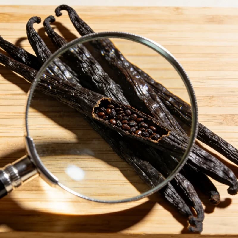 Top Quality 14-17cm Madagascar Vanilla Bean Incense - Natural Aroma Stick(10pcs)