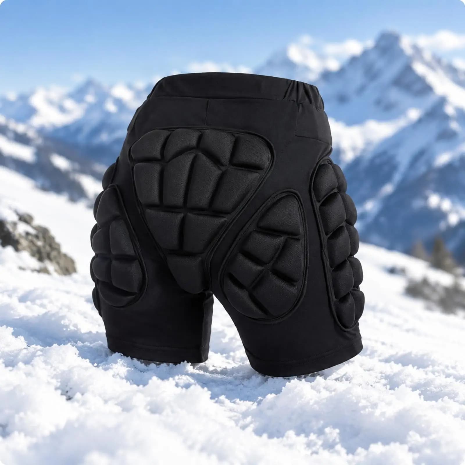 Winter Sports Hip Pad Snowboard Protective Shorts for Skiing Ice Skating Impact Padding Gear for Men Women