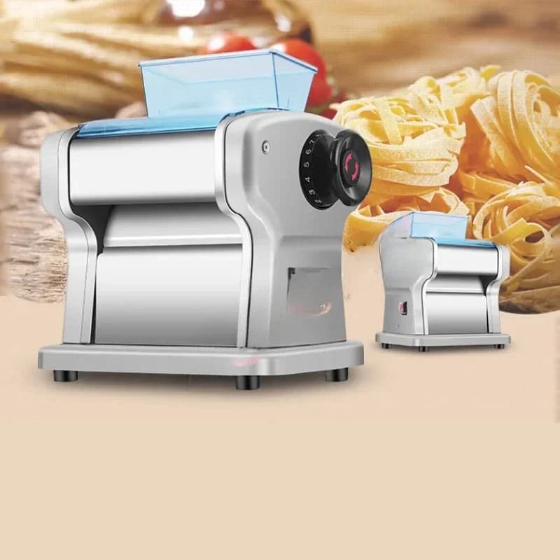 Macchina per fare pasta automatica elettrica commerciale a 4 lame, piccola macchina per pasta e pressa per pasta