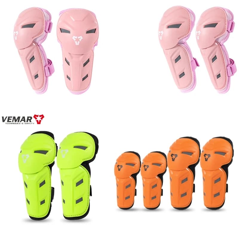 VEMAR Ginocchiere per armature da moto per bambini Gomitiere leggere anticaduta Ginocchiera per bambini Dirt Bike/Equilibrio per bici da allenamento