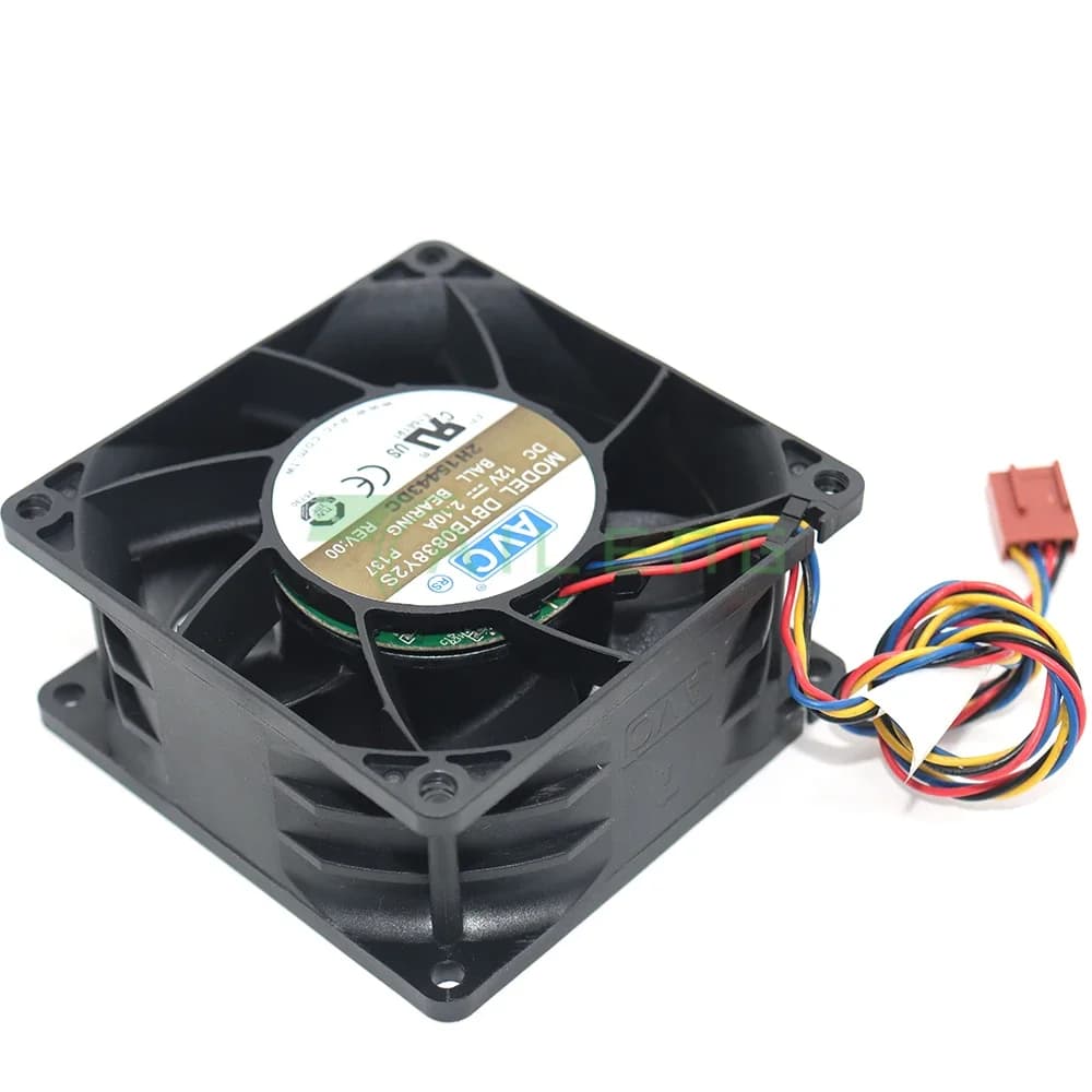 NUOVO per Dbtb0838y2s DC12V 2.1A 8038 8CM 80MM 80*80*38MM Ventola di raffreddamento fai-da-te a quattro fili per alimentatore moto, ventola potente
