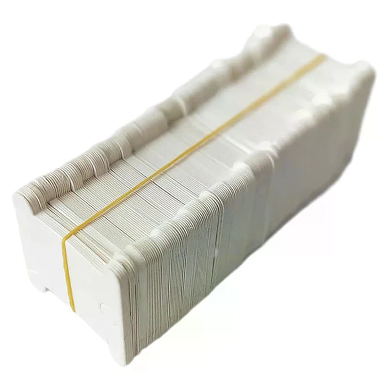 200 pz Bobine in Cartone Rigido per Filo, Porta Rocchetti per Ricamo, Punto Croce, Filo di Cotone, Fai da Te