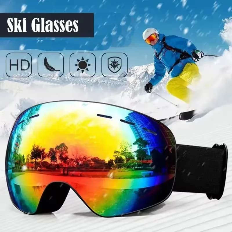 Sport all'aria aperta Occhiali da sci Protezione UV Inverno Maschio Femmina Sport sulla neve Occhiali antiappannamento Snowboard Occhiali da sci Sport sulla neve