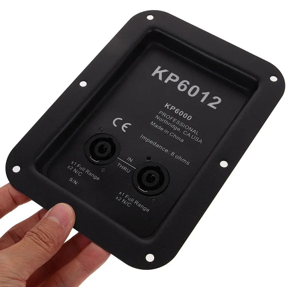 2Pcs Speaker Terminal Board Iron Speaker Cup Connector Stable Wire Connection for Stage Loudspeaker Audio Equipment