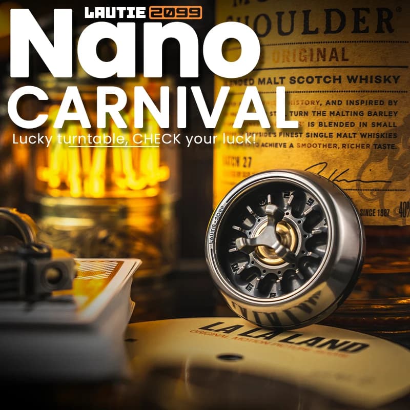 LAUTIE EDC Carnival Nano Spinner Magnetic Roulette serie 2099 Fidget Spinner Desk Toys giocattoli per l'ansia