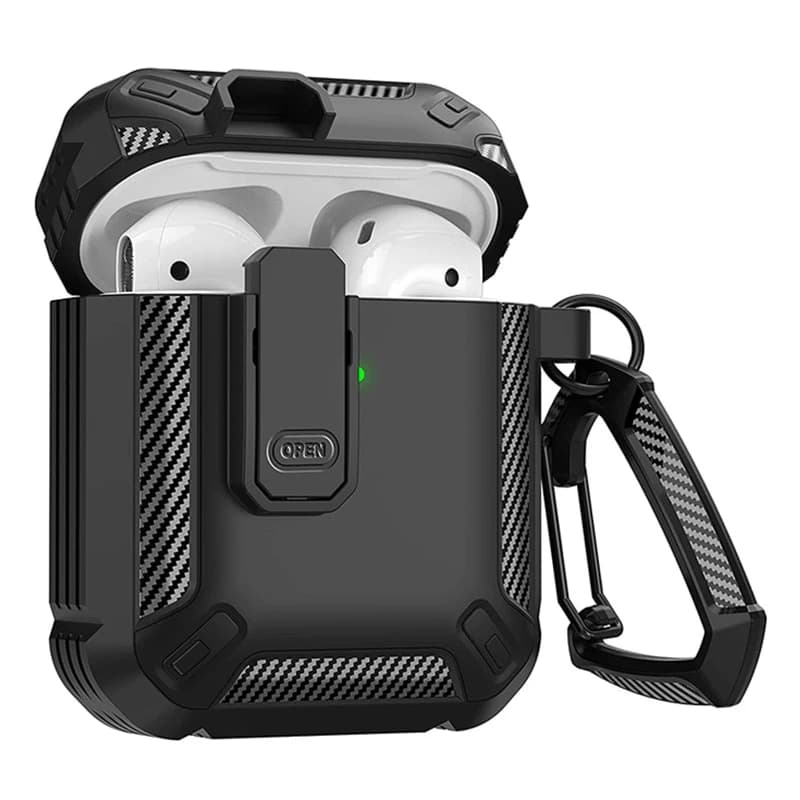 Custodia di lusso antiurto per Apple AirPods Pro 1a e 2a generazione, cover per Air Pods 3 2 1 con accessori e portachiavi