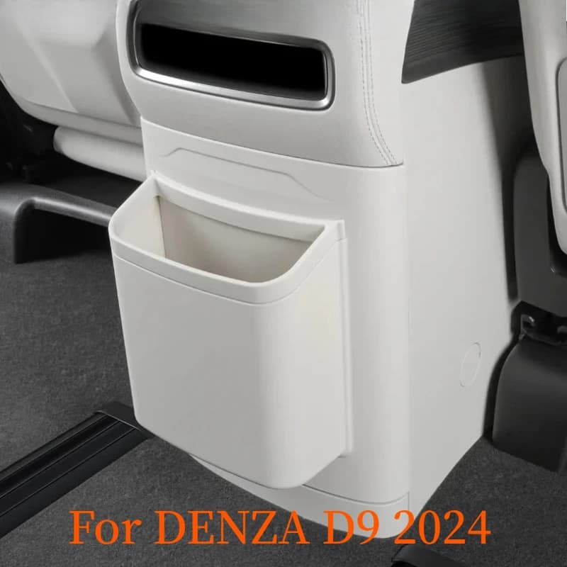 For DENZA D9 2024 Car Center Fridge Anti-Kick Pad Multifunctional Storage Organizer With Garbage Bin Interior Modification Parts