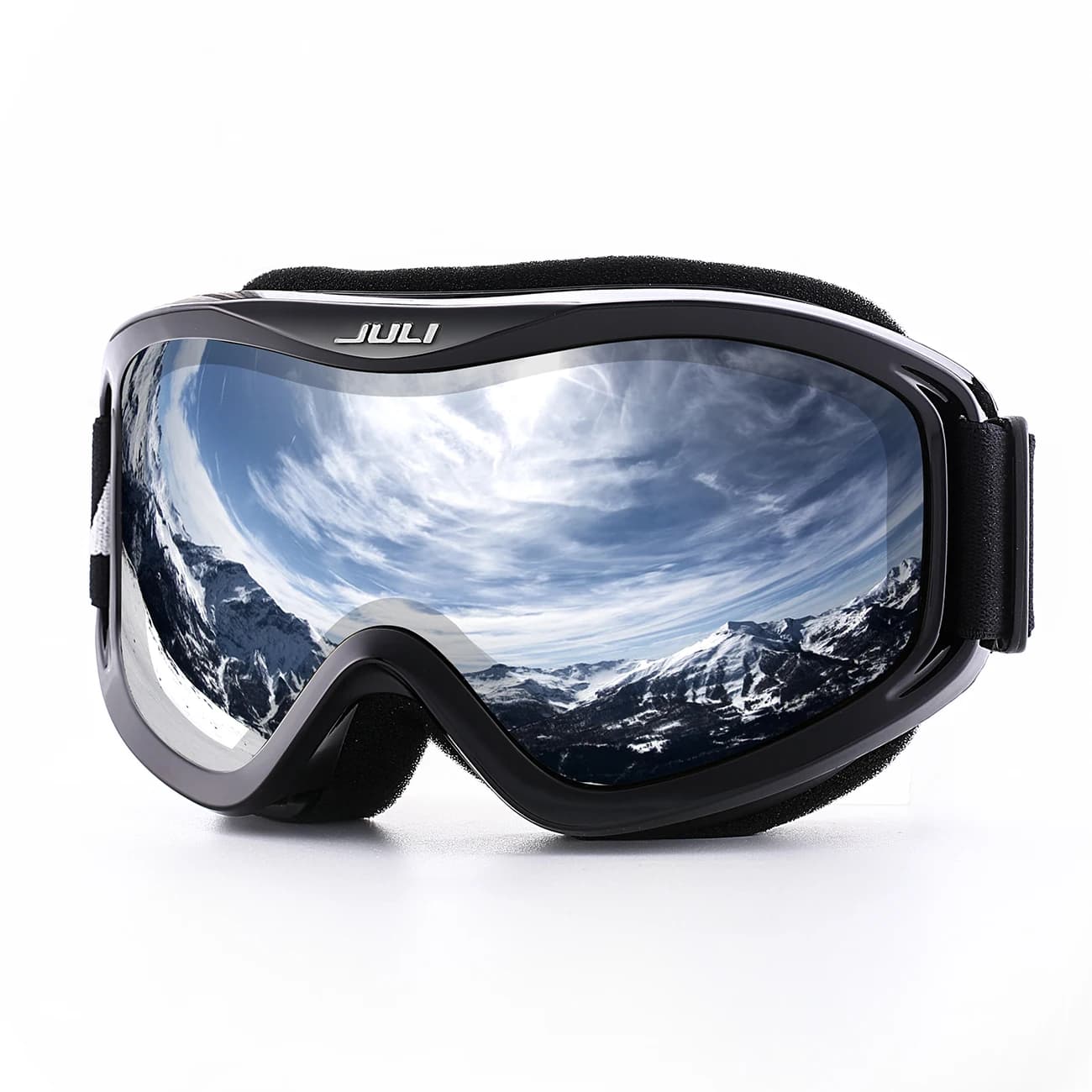 MAXJULI Occhiali da sci per uomo Donna Occhiali da neve invernali per sport con maschera antiappannamento a doppia lente Occhiali da snowboard Motoslitta BBS