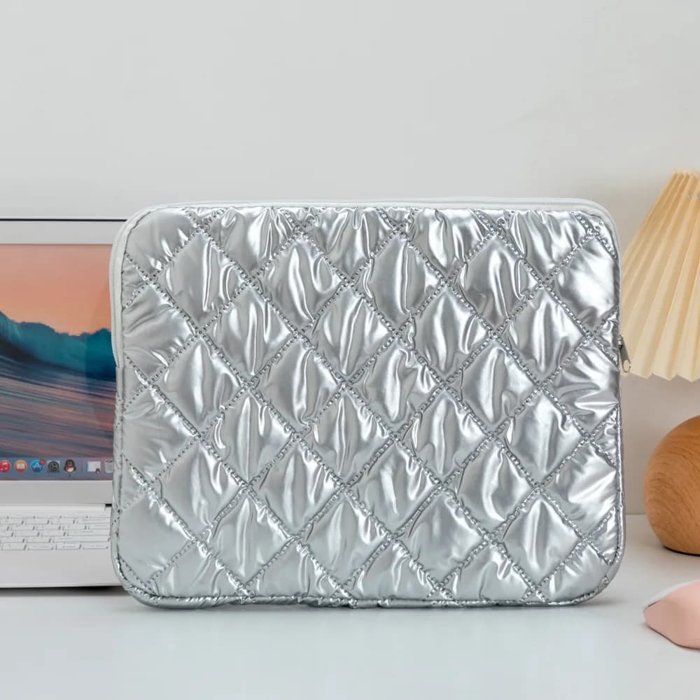 Borse per Computer con Design Trapuntato Coreano 11/13/15 Pollici Custodia Antiurto per Tablet Astuccio per Ultrabook