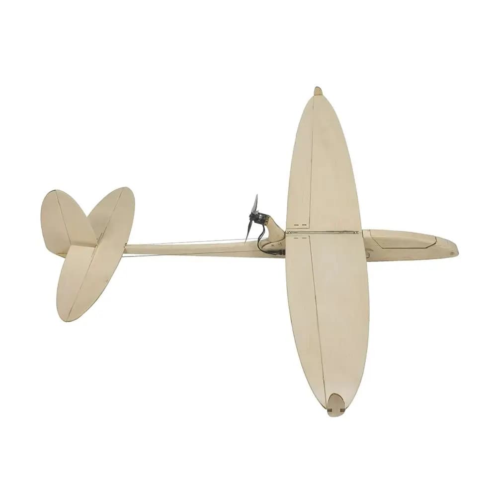 Sparrow F06 600mm Aliante in Legno di Balsa, Kit Modello Tagliato al Laser per Volo Libero - Kit di Costruzione Fai-da-te per Principianti e Hobbisti
