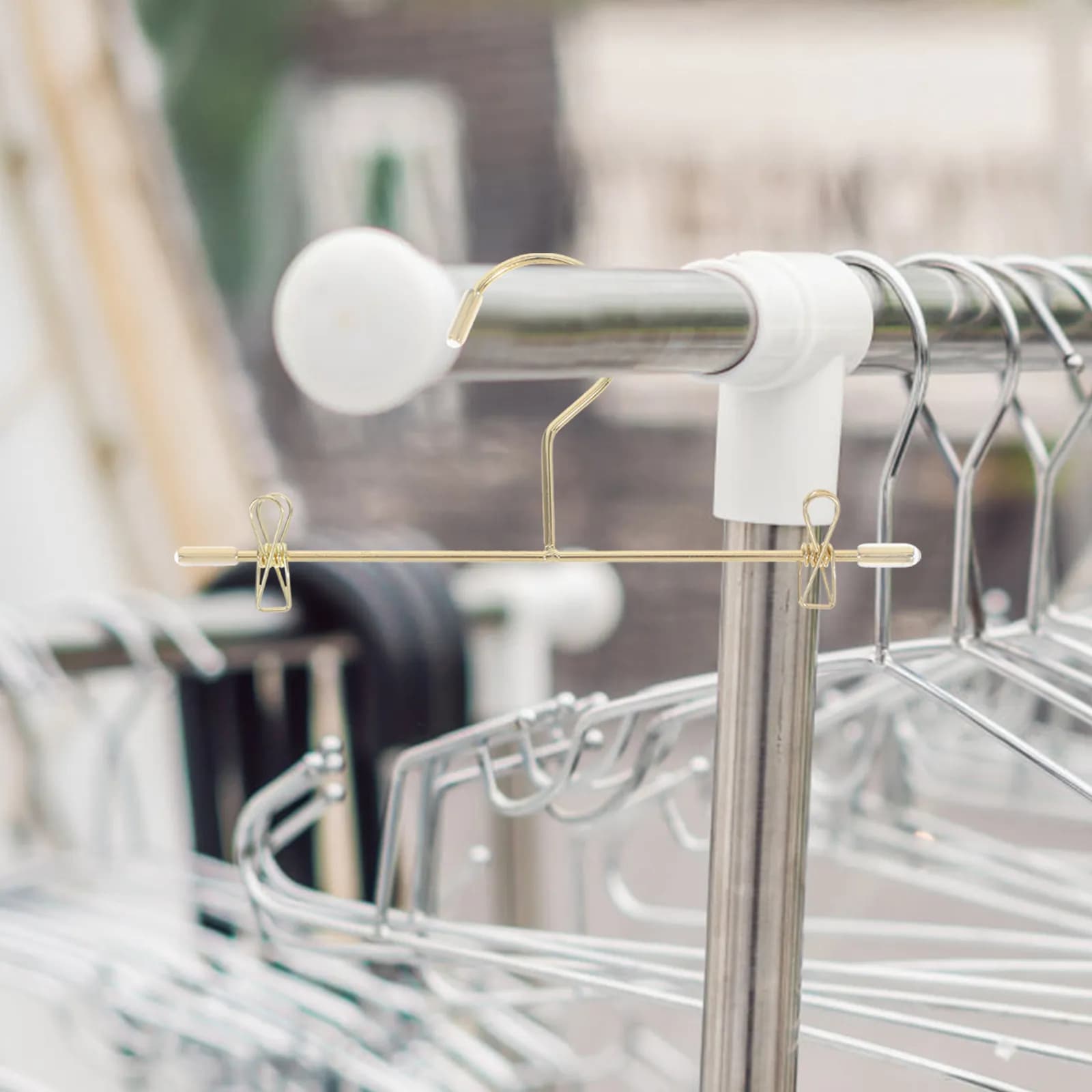 Set di 6 Mini Appendiabiti, Organizzatori Pratici per Armadio, Supporti per Vestiti, Mini Stender per Abbigliamento
