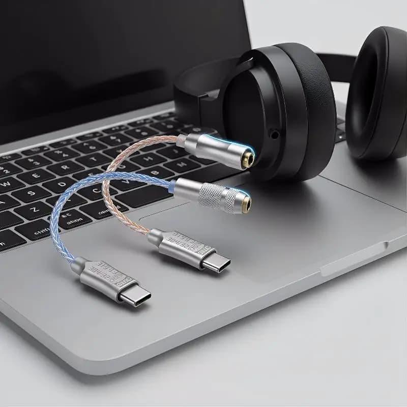 CX31993 DAC Type C To 3.5MM Sound Adapter Headphone Adapter 32bit 384KHz Chip Headphone Headphone Adapter