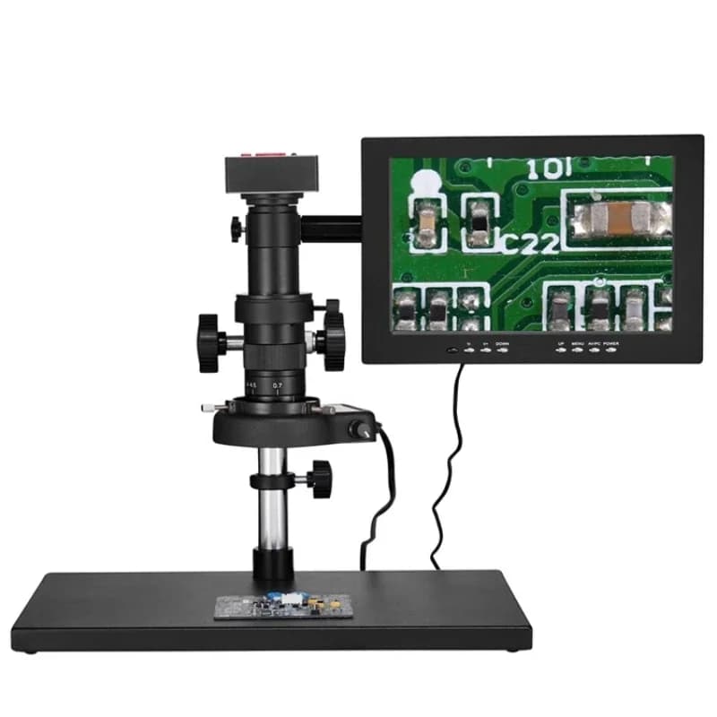 Lente d'ingrandimento elettronica industriale con video microscopico autofocus ultra-chiaro 4K