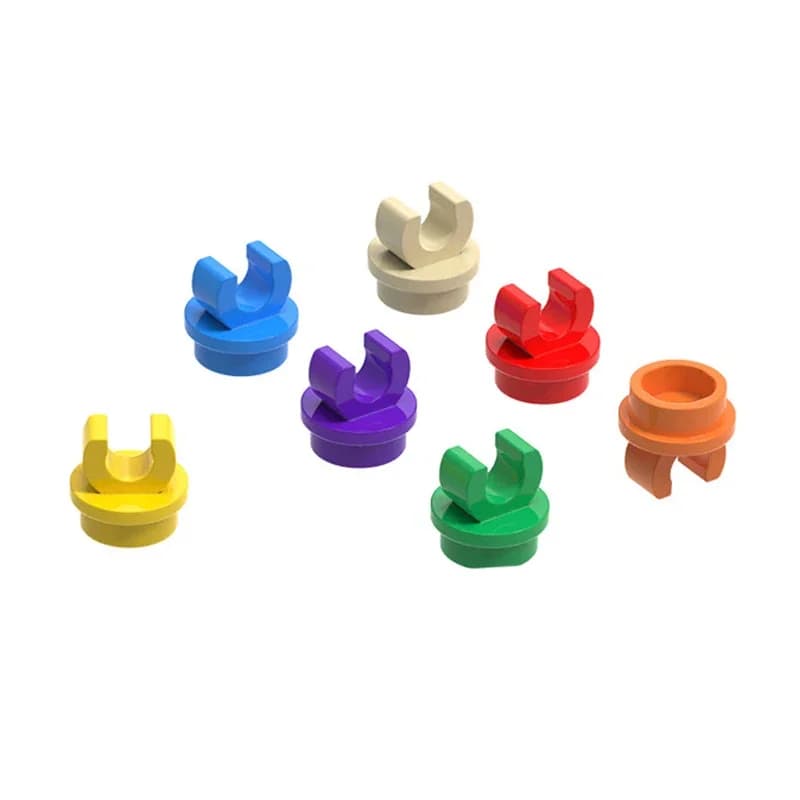MOC 10PCS 15712 Forcella Speciale Con Morsetto Building Blocks 12825 Bocca Mattoni Con 1 Foro Educativi Particelle Giocattoli Per Bambini Regali