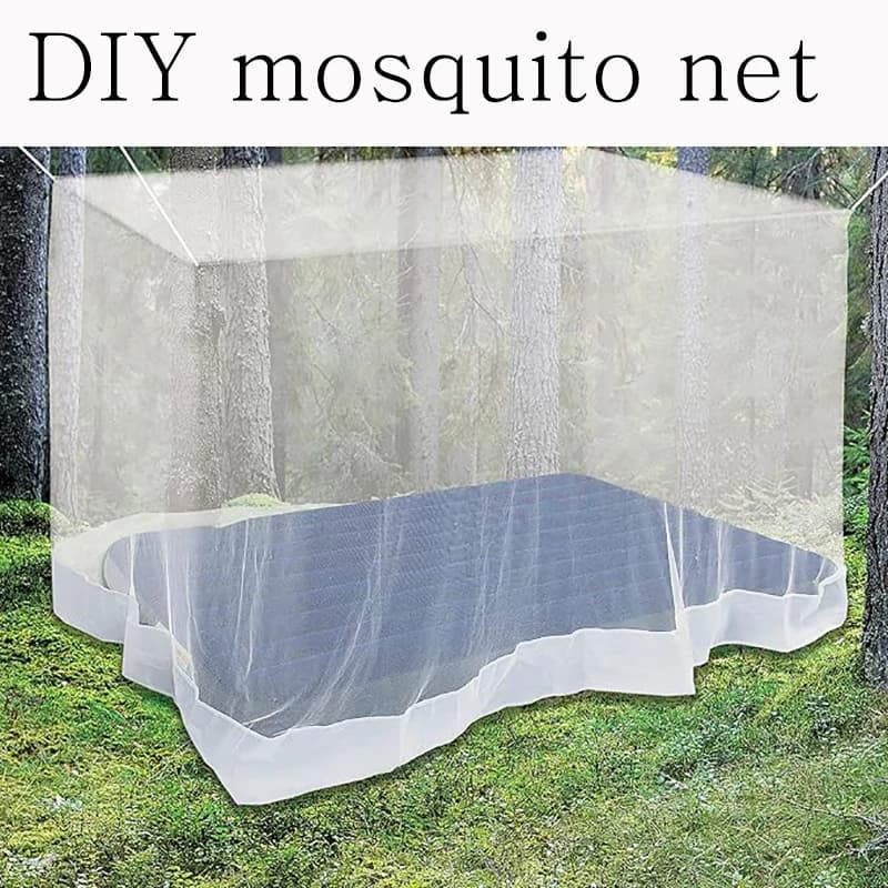 Accessori per tende Zanzariera fai da te 2m * 3m 3*4 3*6 5*10 Campo all'aperto Camo Escursionismo Pesca Giardino Campeggio Taglio Yourslf Rete