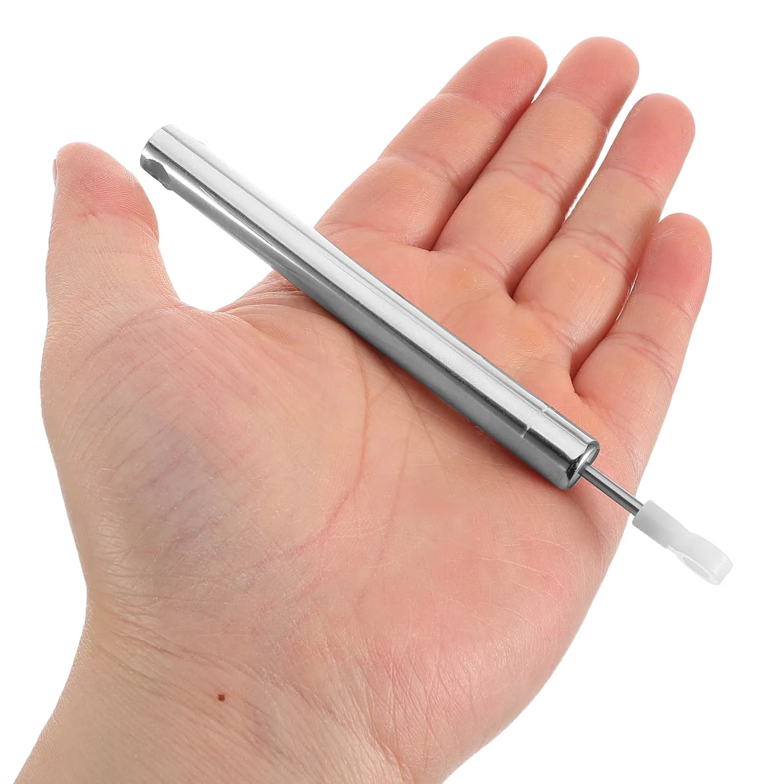 2 Pezzi Ammortizzatore Silenzioso per Cestino, Asta di Supporto in Acciaio, Ammortizzatore a Chiusura Morbida, Ricambio per Contenitore Rifiuti, Accessori Metallici