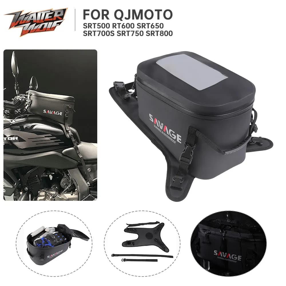 Moto Sacchetto Del Serbatoio Del Carburante Bagagli di Navigazione Del Telefono Mobile Per QJMOTO SRT800 SRT600 SRT500 SRT650 SRT700S SRT750 QJ Moto SRT 600