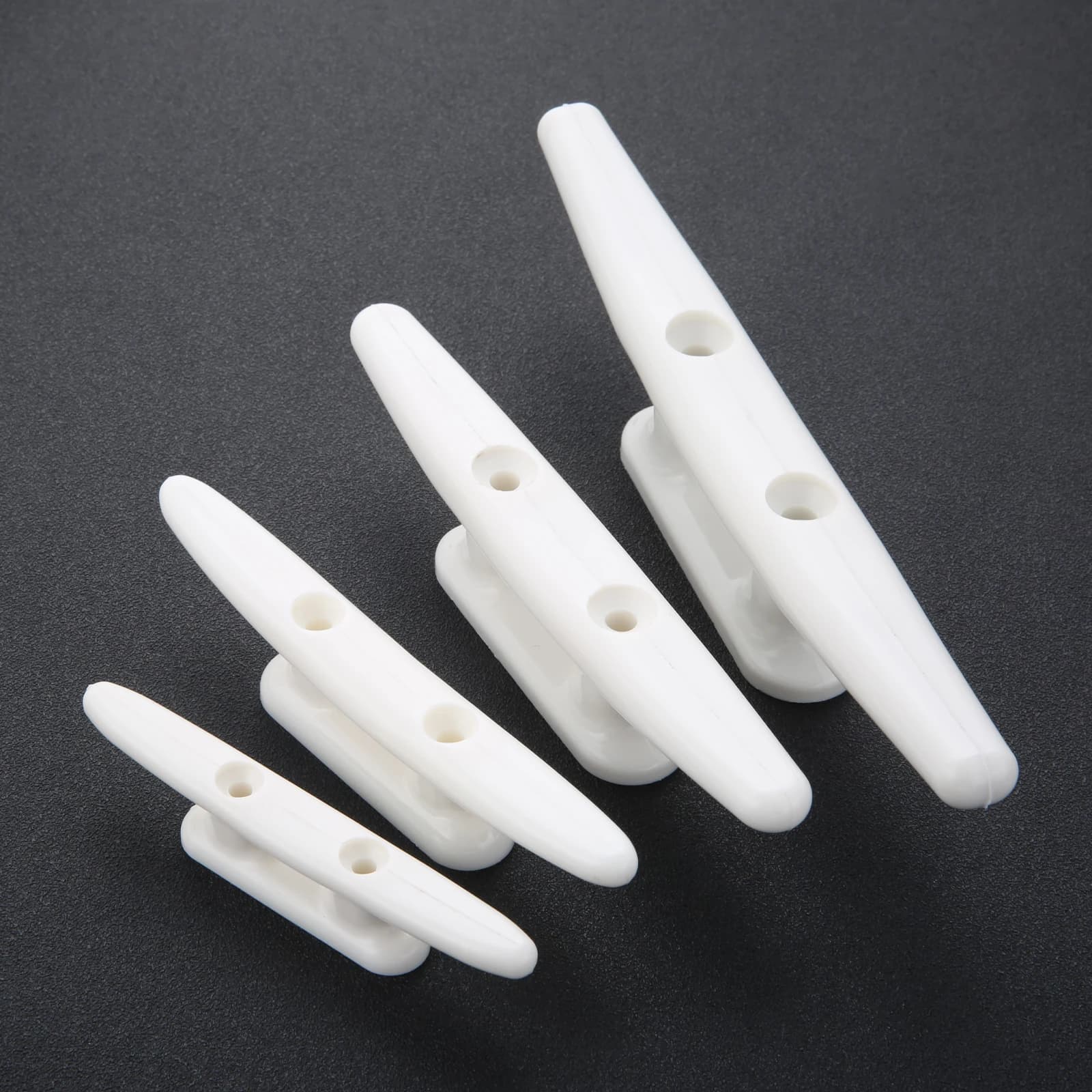 1pc 4/5/6 Pollici Barca Deck Cleat Con 2 Viti In Acciaio Inox Adatto per Marine Yacht Linea di Corda Cravatta Canoa Kayak Ferramenteria E Attrezzi