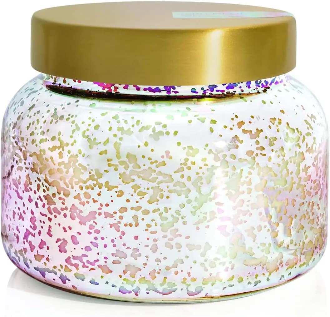 Candele profumate iridescenti per la casa - Barattolo decorativo di lunga durata Regali di lusso - Vulcano misto cera di soia (28 once)