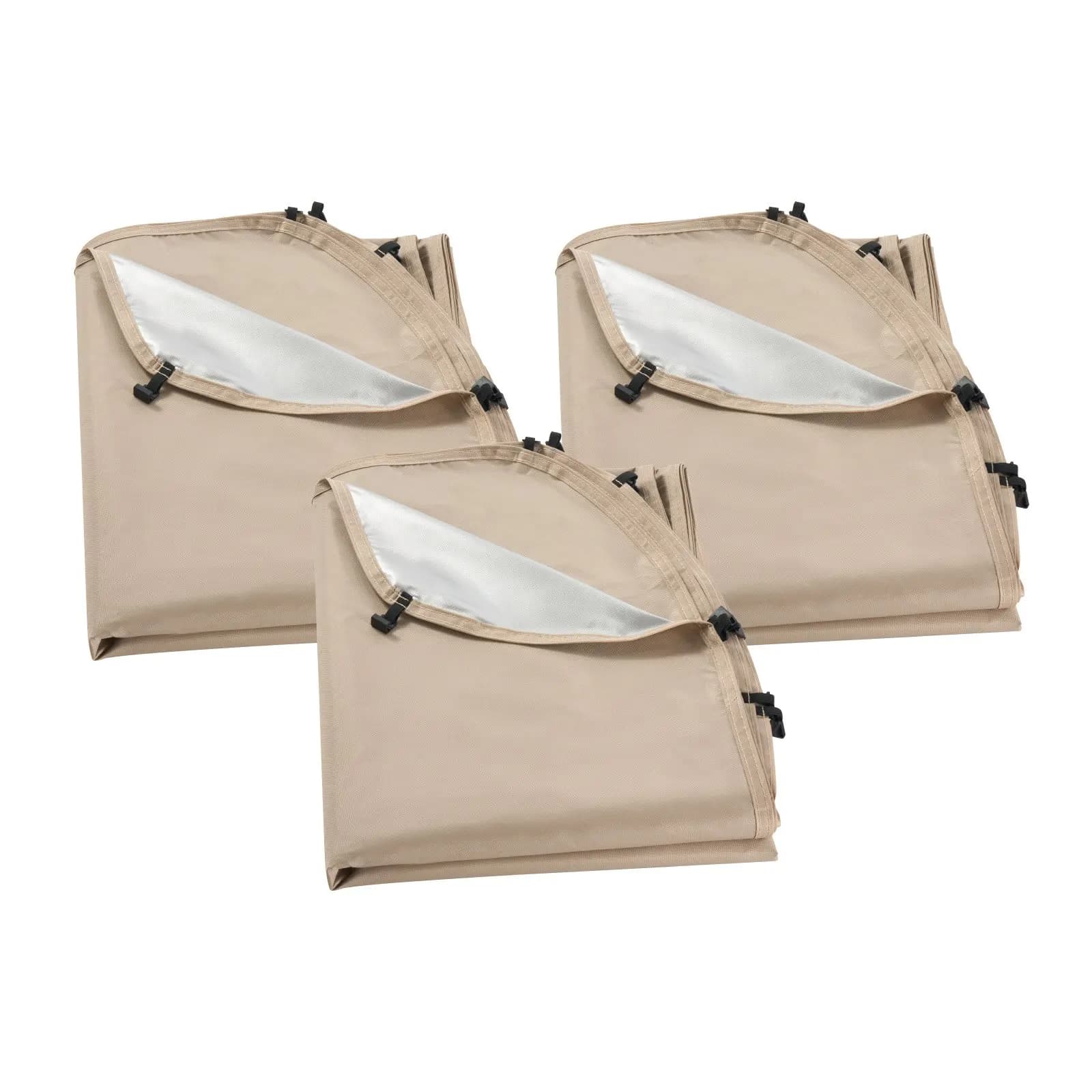Teli Parasole a Vela, Adatti per Tenda Screen House 10 x 9,2 Piedi, Protezione Solare, 5,51 x 4,23 Piedi in Oxford 300D con Rivestimento Argentato