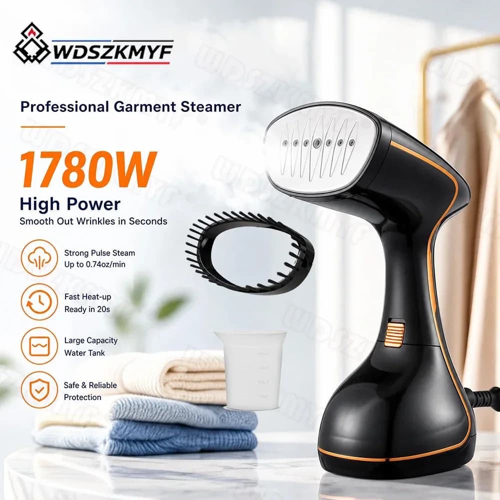 NEW Handheld Steam Iron 1780W Hot Steam Generator 320ML Portable Garment Steamer Home Travelling Hanging Iron for Home travel