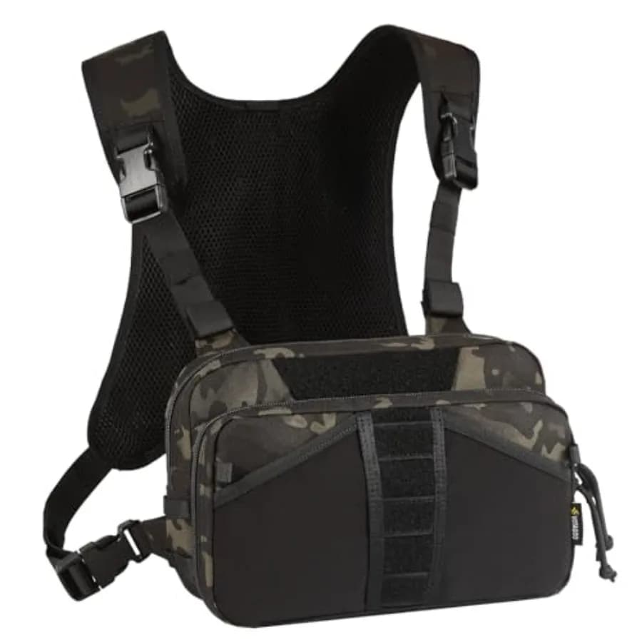 Borsa da Pesca, Zaino per Pesca a Mosca per Uomini e Donne, Borsa Porta Attrezzatura e Scatole per Mosche, Borsa per Binocolo da Caccia