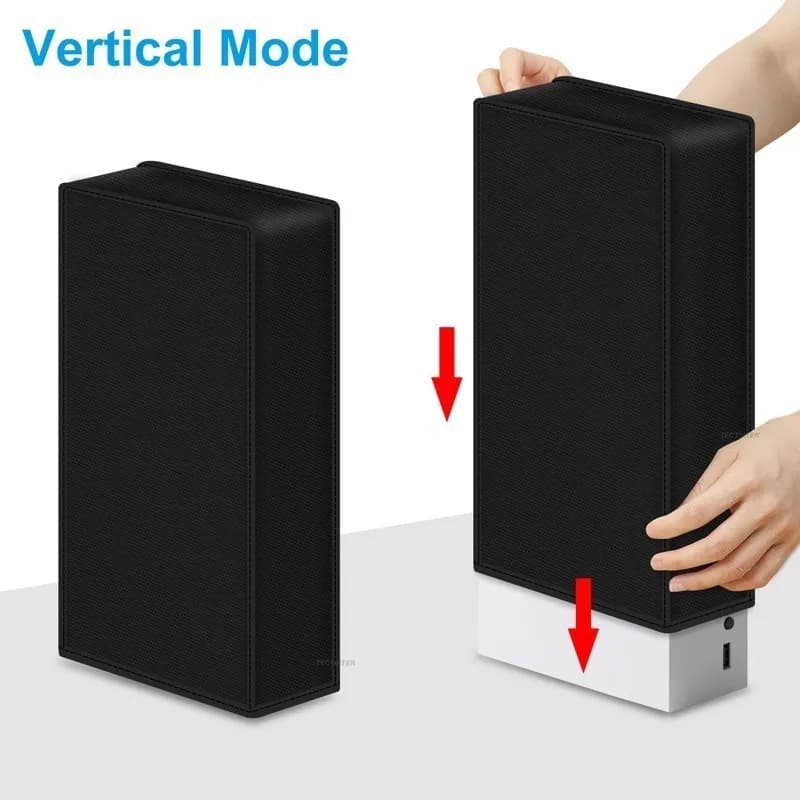 Custodia antipolvere per console Xbox Series S Custodia protettiva antipolvere antigraffio Custodia verticale per accessori Xbox Series S
