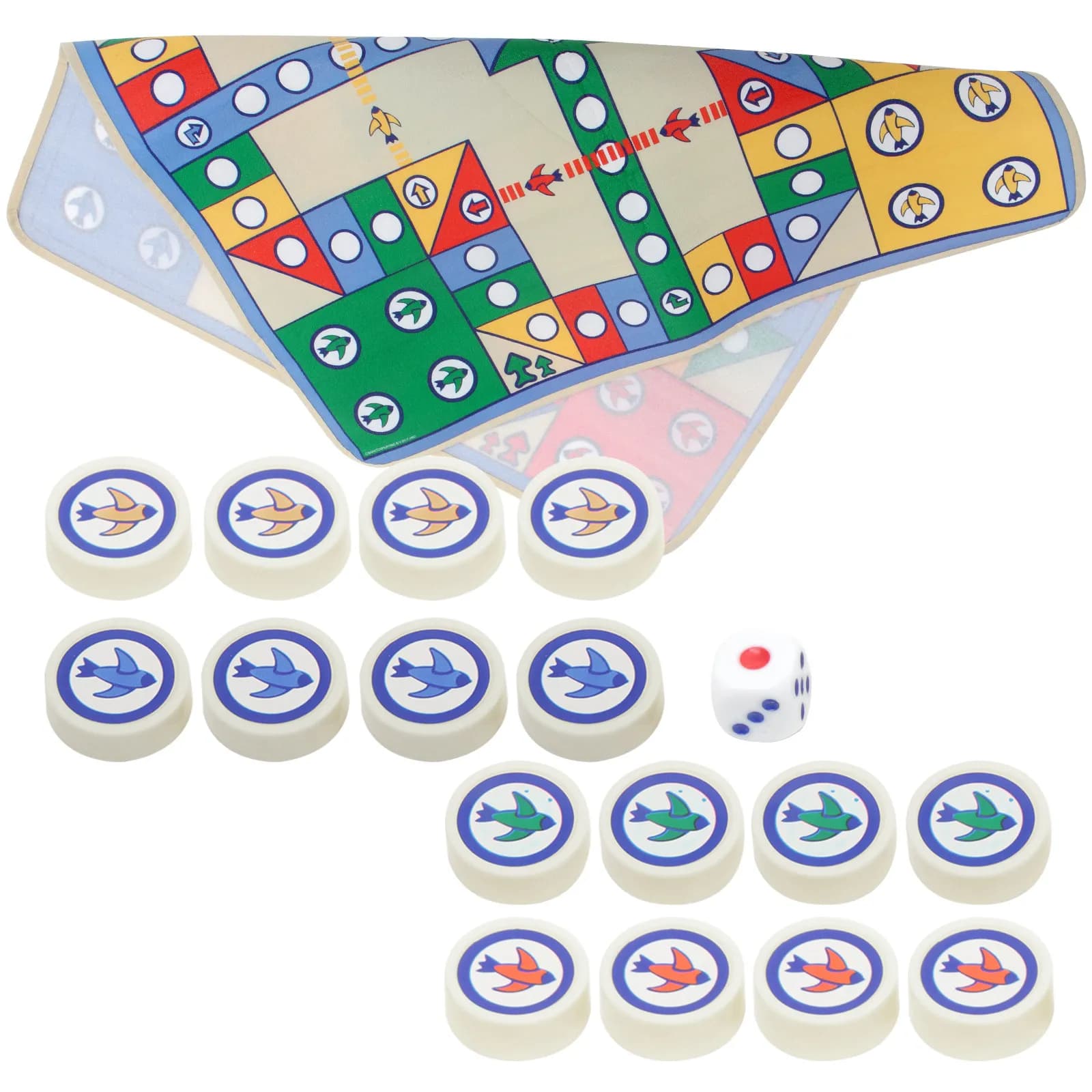 Set di Scacchi Volanti con 1 Tappetino e 16 Pezzi, Gioco da Tavolo per Famiglia, Genitori e Figli, Divertente Gioco da Viaggio