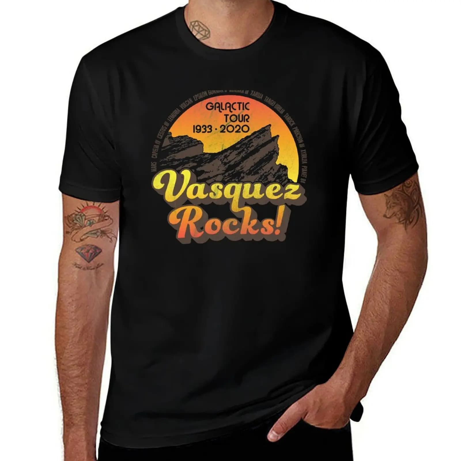 VASQUEZ ROCKS! Pop-Culture themed T-Shirt Breathable Workout Short Sleeve Top