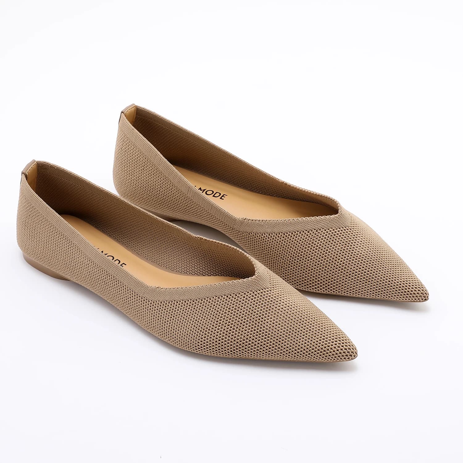 TRENDIN MODE Ballerine a punta in maglia da donna Scarpe da balletto slip-on traspiranti Calzature comode alla moda per donna