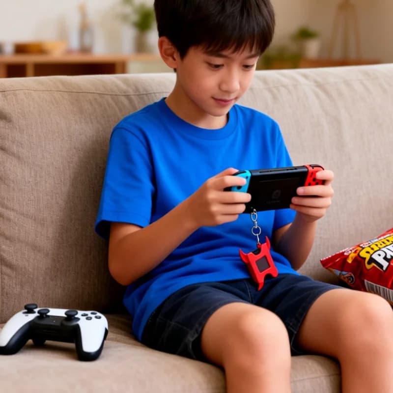 Custodia per schede di gioco Devil Horns per Nintendo 2, porta schede di gioco portatile con portachiavi, ciondolo protettivo per cartucce