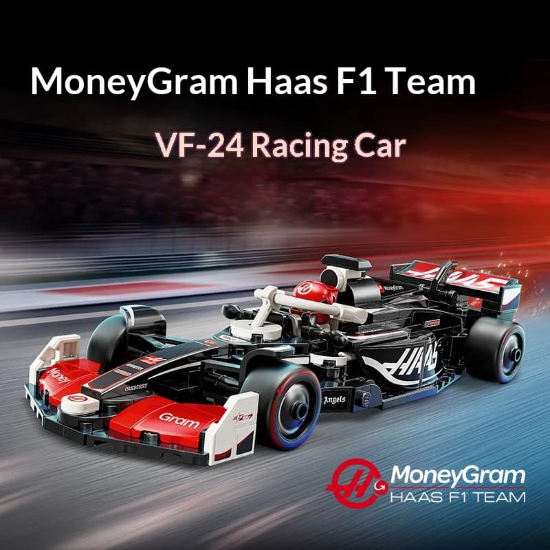 LEGO Building Blocks Racing Series 77250 Haas F1 Racing Giocattoli per ragazzi e bambini, regali di compleanno