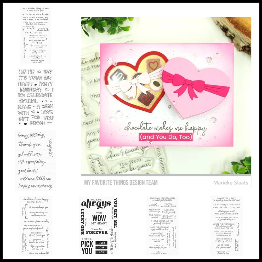 Sentiments Words Birthday Wish Love Thank You Forever Chirstmas Clear Stamps Set for Scrapbooking Paper Making Frames Card Craft