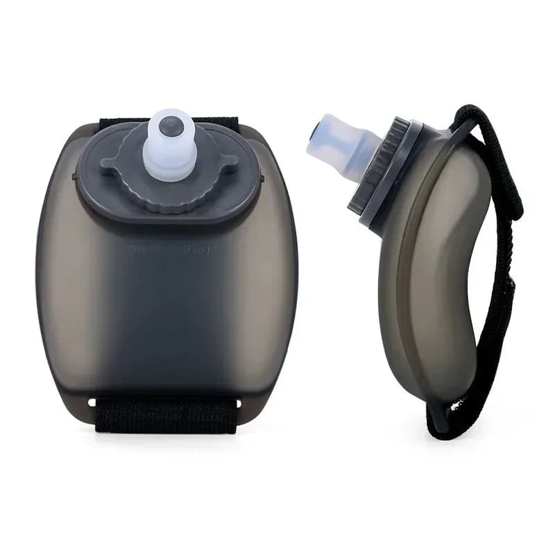 200 ml/pz bottiglia d'acqua da polso per sport all'aria aperta maratona da corsa borsa di stoccaggio portatile pacchetto di idratazione bottiglia di silicone per arrampicata ciclismo