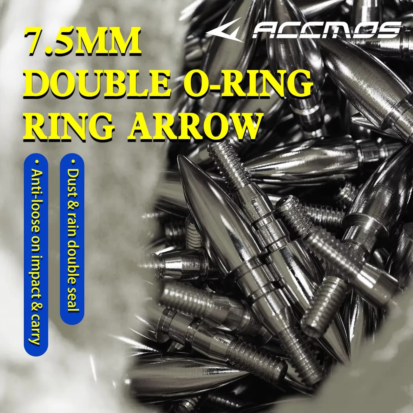 6/24/50pcs Archery 100grains Arrowheads Screw-In Tips ID 6.2mm OD 7.5mm Replaceable Arrow Accessory for Target Practice