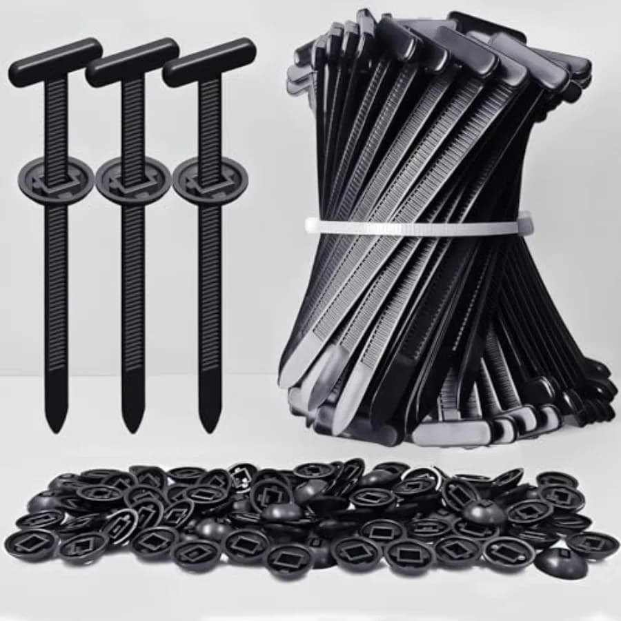 150 PCS Upgrade Cable Tie Buckle Nylon Universal Heavy Duty Self Lock, Car Zipper Clip, Super Durable Button Zipper Retainer fo