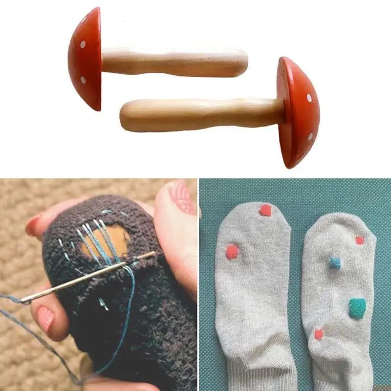 Rammendo Fungo Darner Strumento per la toppa Calzini Pantaloni Vestiti Cucito Rammendo