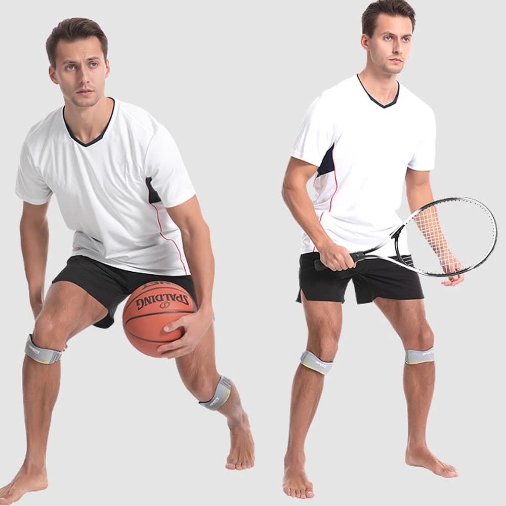 1pc Cinghie per ginocchio tendine rotuleo - Sollievo dal dolore e stabilizzatore rotuleo Supporto per ginocchia, squat, tendinite, artrite