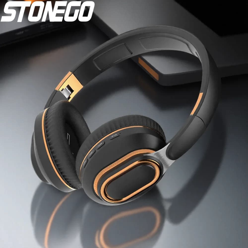 Cuffie da gioco wireless con microfono Suono HiFi per PC E-Sport Music Enjoyment Cuffie Bluetooth portatili per computer