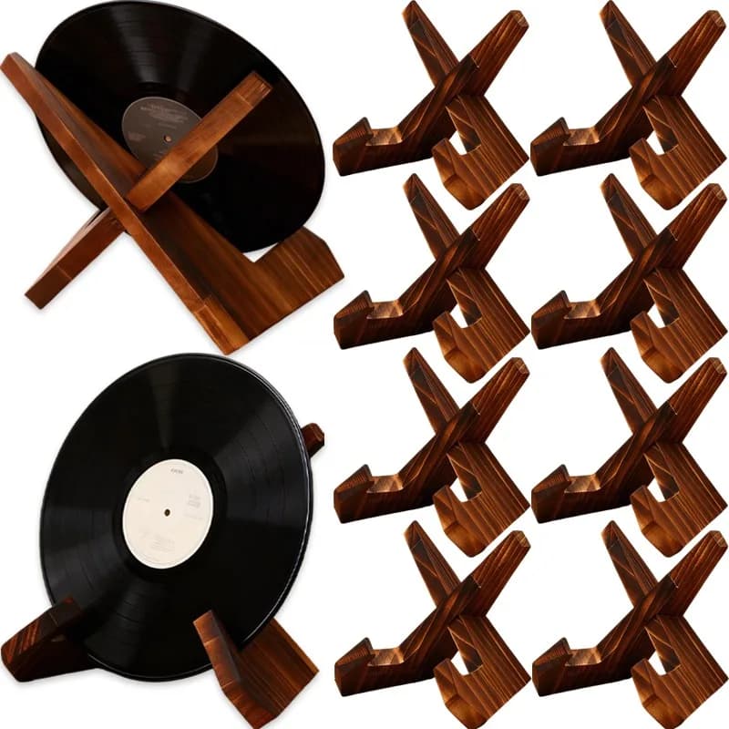S/L Wooden Cookbook Holders Document Tablet Reading Record Display Stand Photo Frame Bracket Home Kitchen Cookware Storage Rack