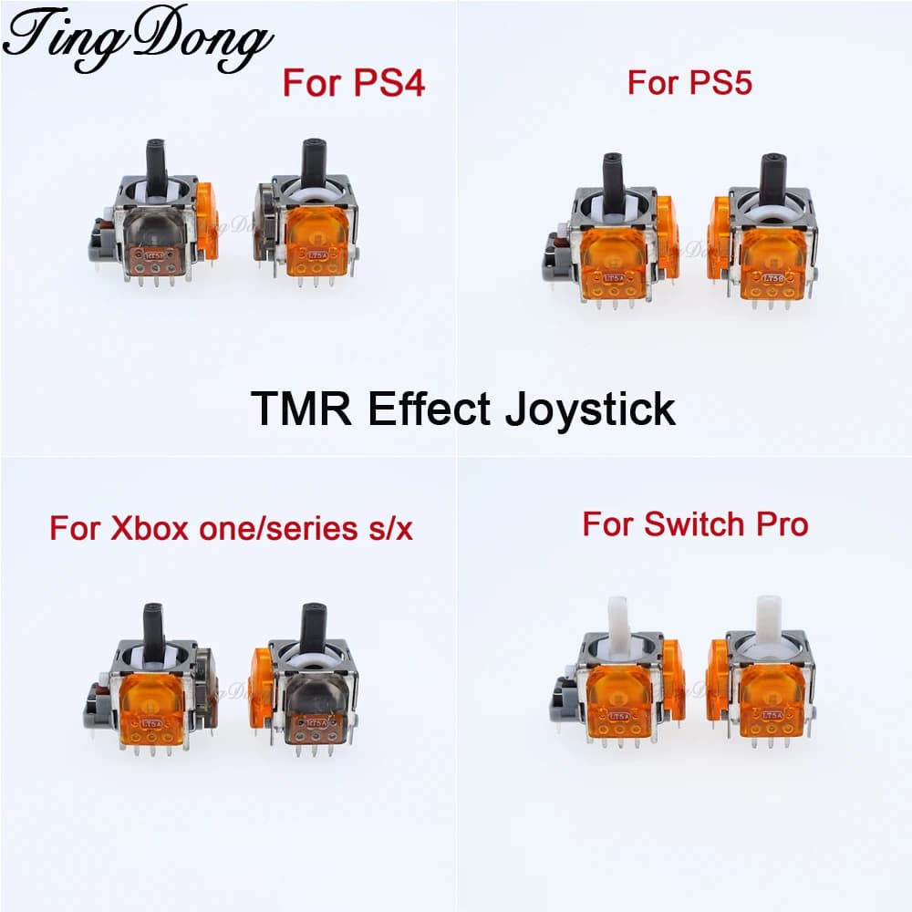 Joystick analogico 3D con effetto TMR sostitutivo da 1 PC per DualSense PS5 PS4 per Xbox Series X/S per controller NS Switch Pro