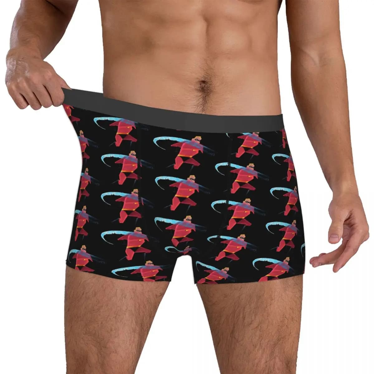 Boxer personalizzati I-Incredibles da uomo, slip Mr. Incredibles, biancheria intima, mutande originali