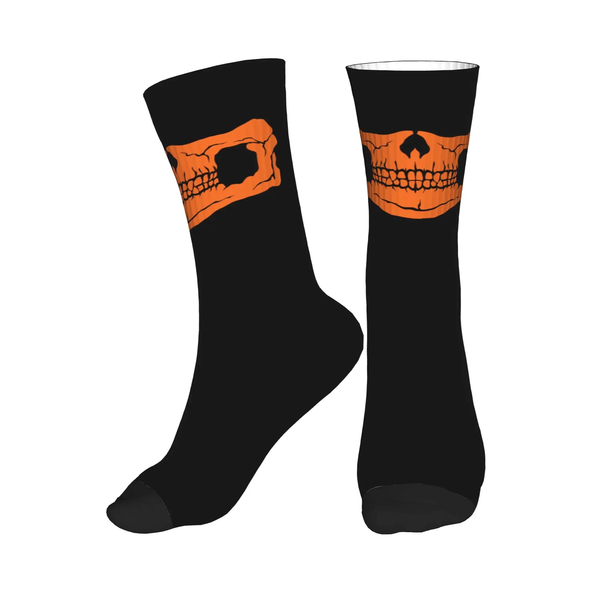 Calzini con Stampa di Teschi Horror per Halloween, Unisex, Elasticizzati per Estate, Autunno e Inverno