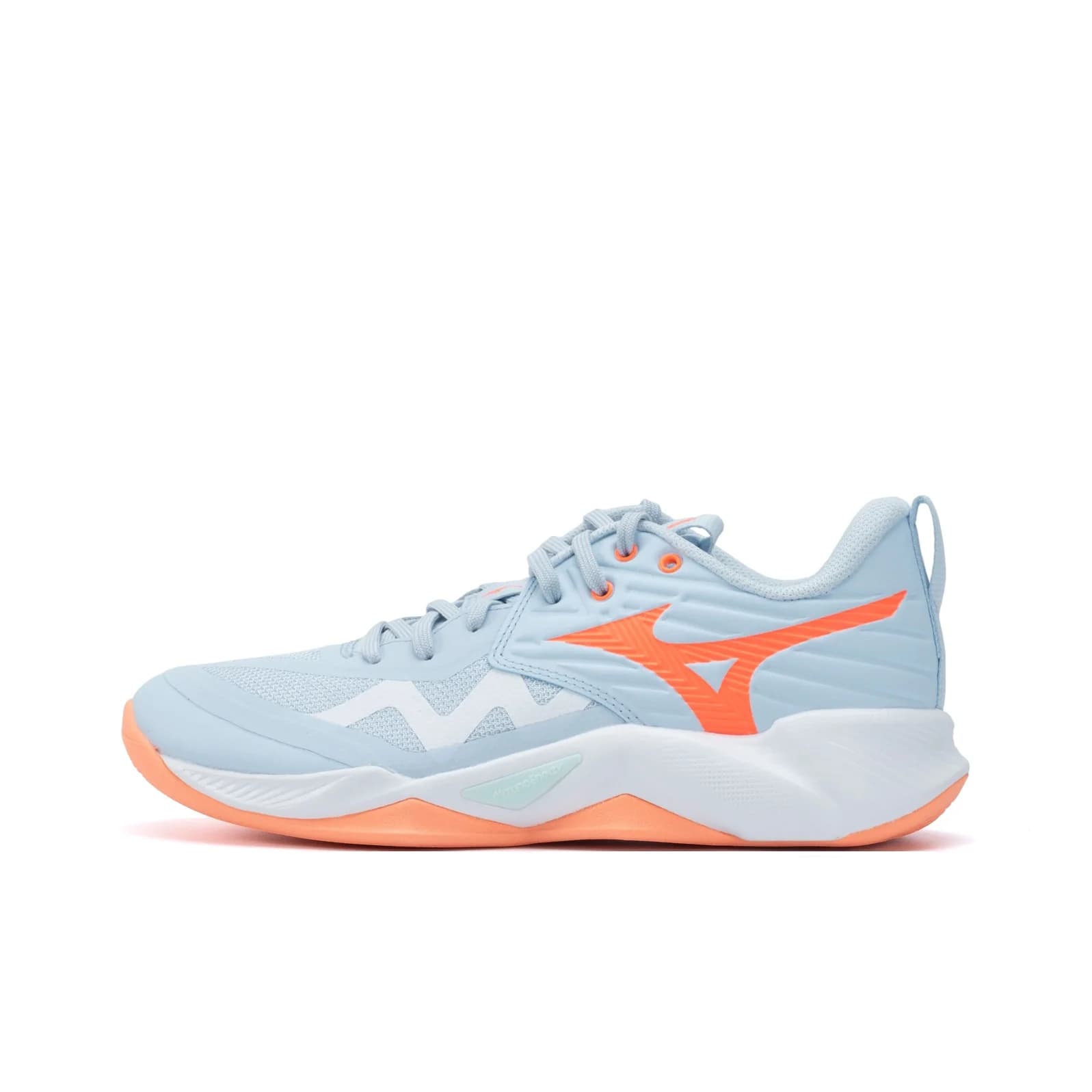 Mizuno WAVE MOMENTUM PRO Volleyball Shoes Unisex Low Top Blue/Orange V1GC254084