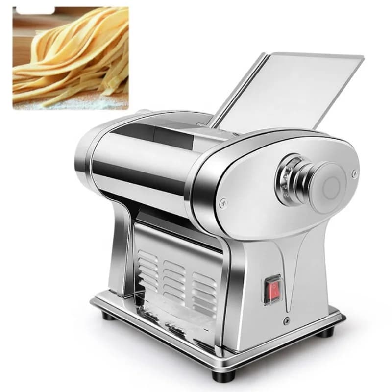 Macchina Elettrica Commerciale per Pressare la Pasta in Acciaio Inox, Multifunzionale per Preparare e Stendere la Pasta