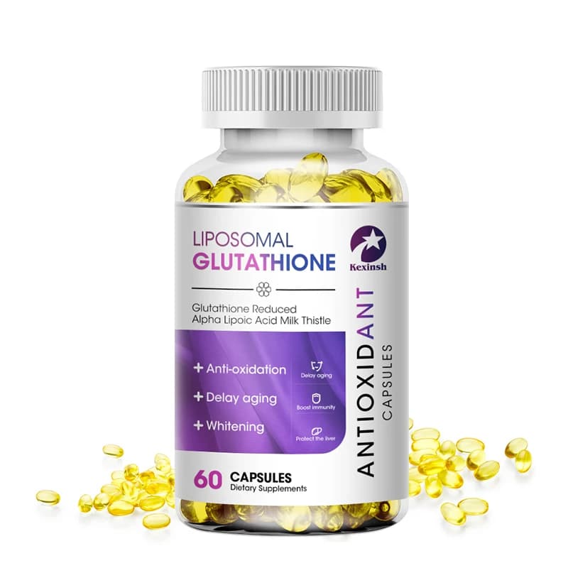 Kexinsh Glutatione Whitening Capsule Originale con Collagene Sbiancante e Crema Solare Anti-età Aumenta l'immunità Sbiancamento della Pelle Opaca
