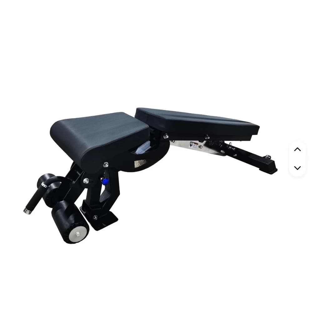Commercial Grade Adjustable Weight Bench, FID Bench Robusta for Training with Manubri and Libraries